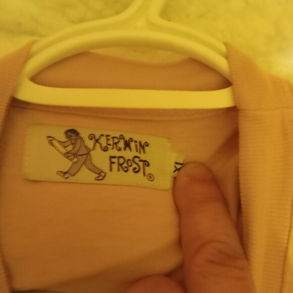 MENS XL YELLOW KERWIN FROST YO QUIERO MI KRT SHIRT RARE SPAGHETTI BOYS - Picture 6 of 8